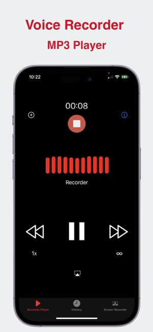 Hangrögzítő, hangjegyzet az App Store-ban
