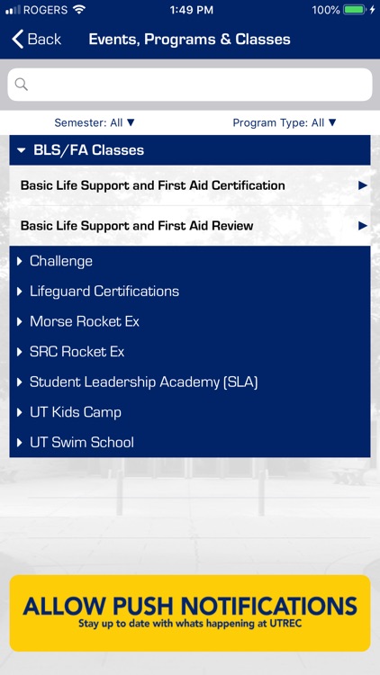 UT Recreational Services