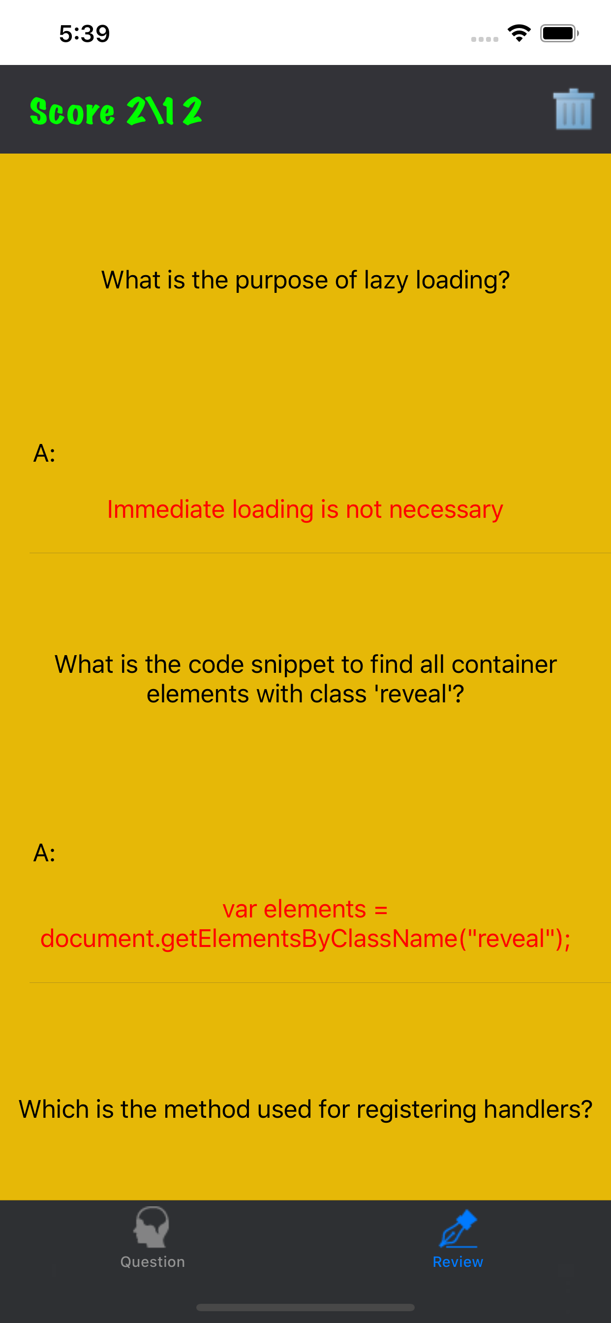 Javascript Q&A screenshot 3