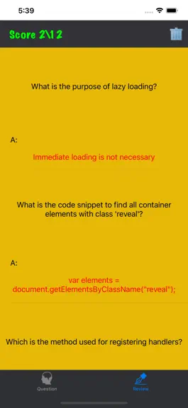 Game screenshot Javascript Q&A hack