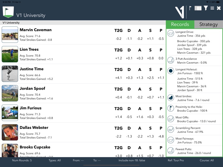 V1 Coach: Teach Golf w/ Stats screenshot-4