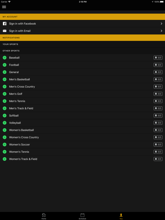 UAPB Golden Lions iPad screenshot 3 - Sports app