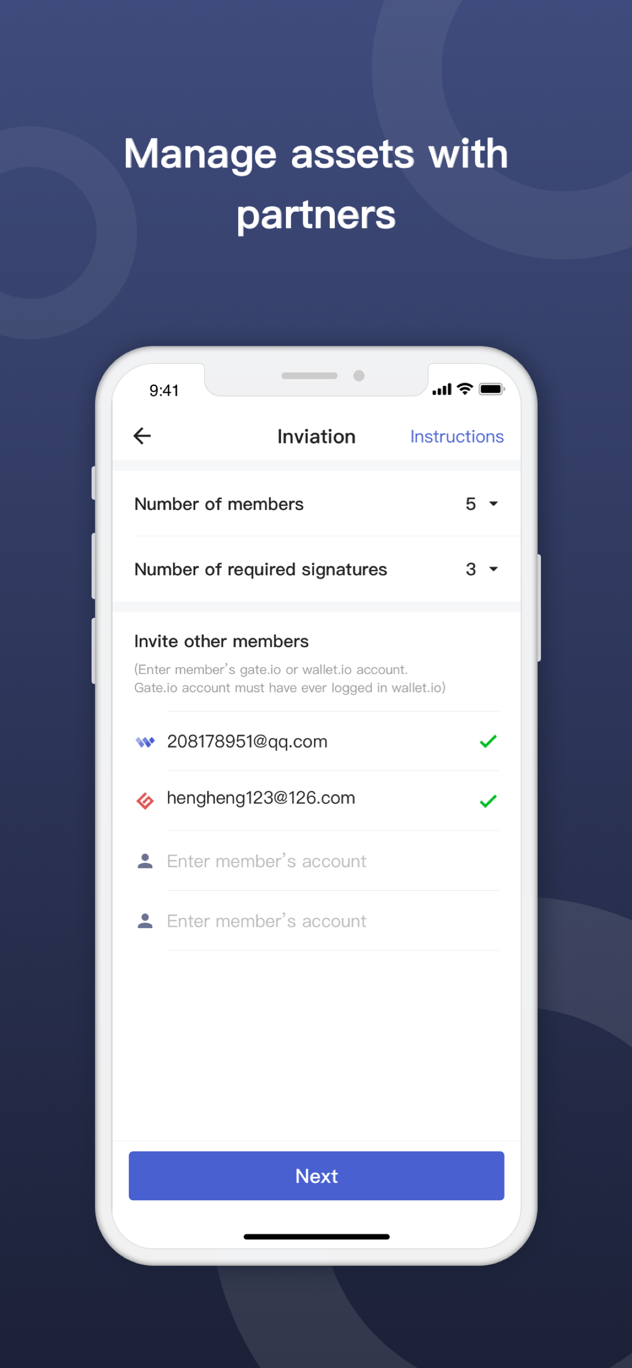 wallet.io Pro screenshot 3