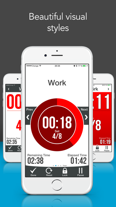 Screenshot #1 pour Workout Interval Timer Lite