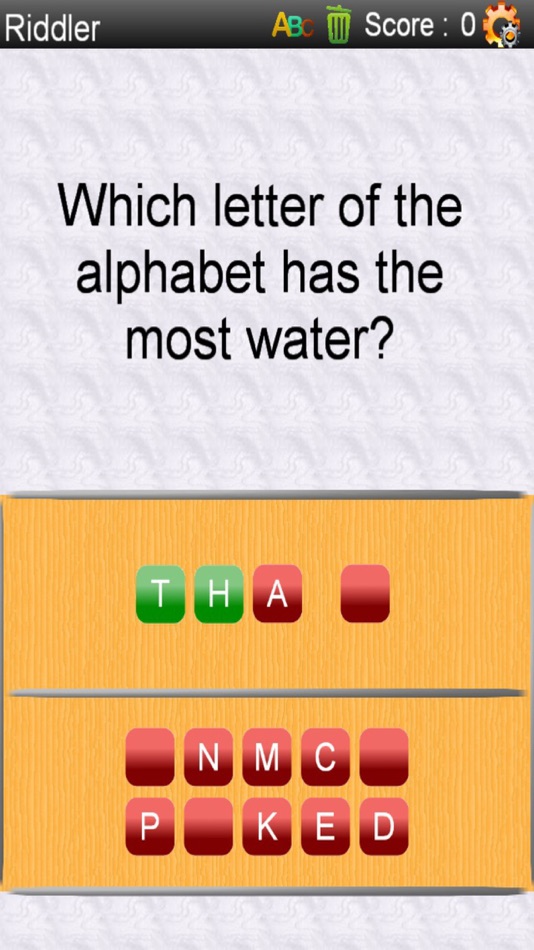 #1. Riddler -- Lite (iOS) 由: GASP Mobile Games Inc