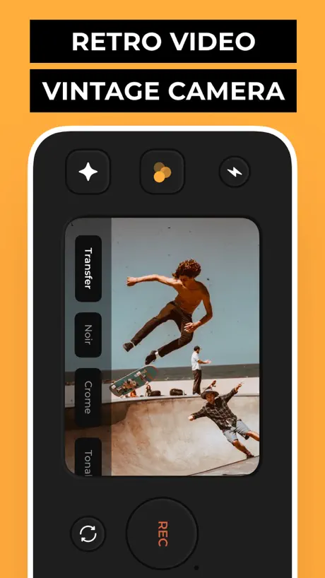 Dazzcam: Filtros efectos retro