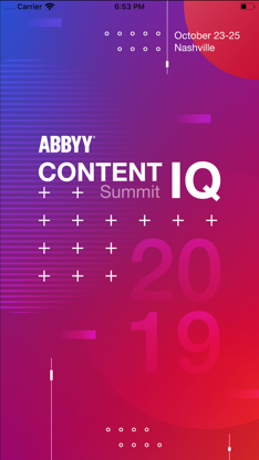 ABBYY Content IQ Summit screenshot 2