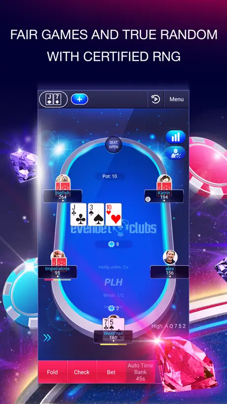Evenbet Poker Clubs