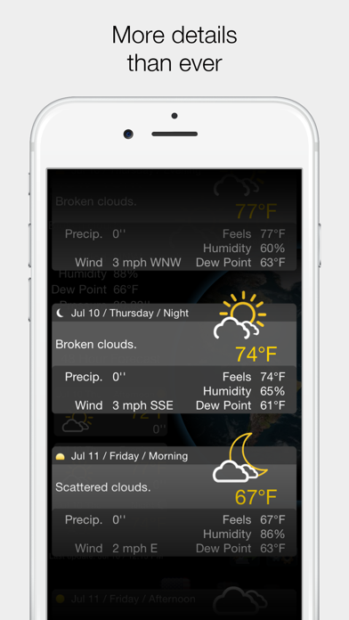 Real Weather Forecast Screenshot