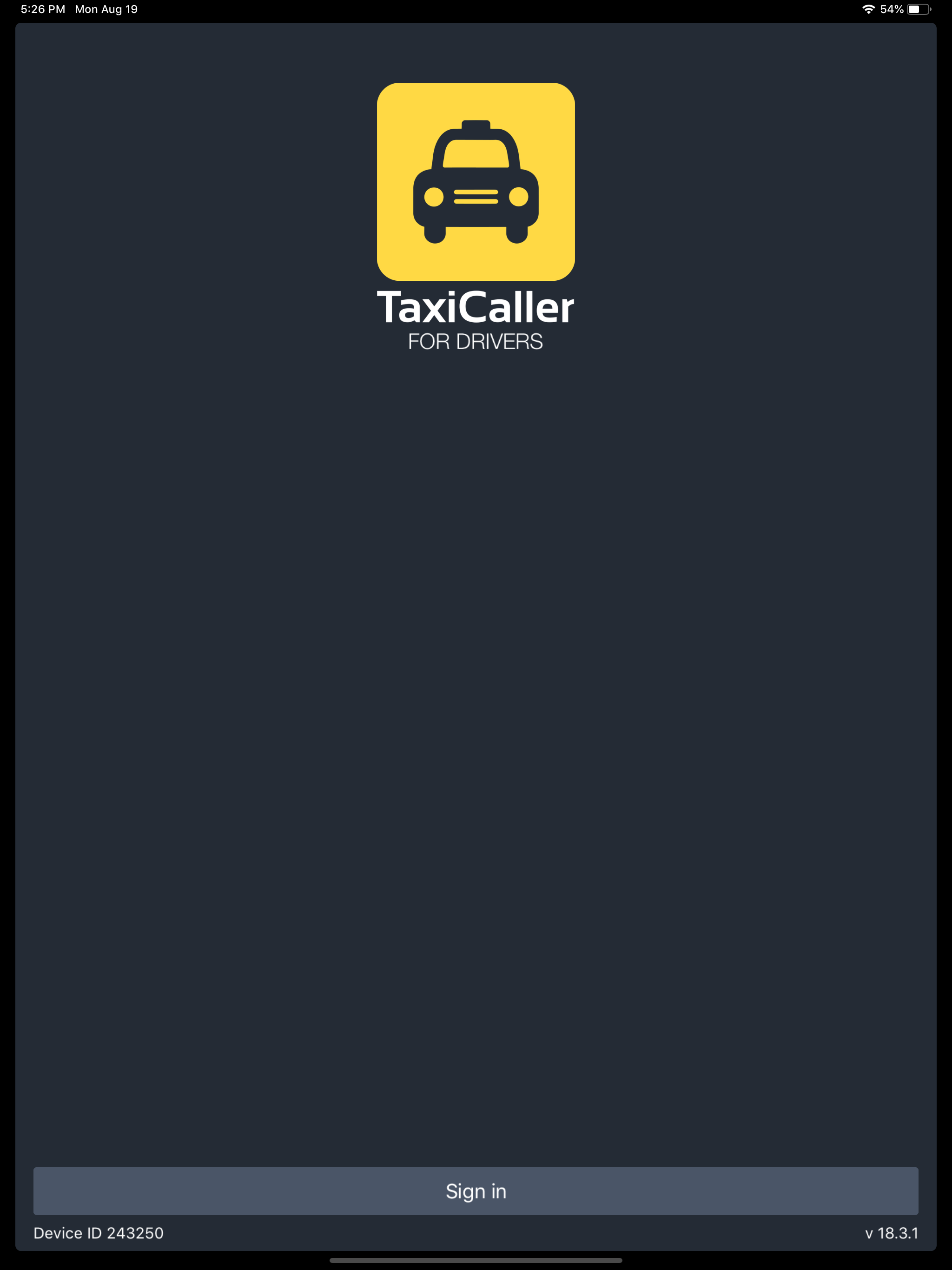 TaxiCaller - driver