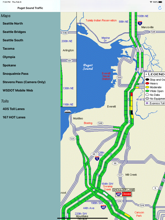 Screenshot #4 pour Puget Sound Traffic