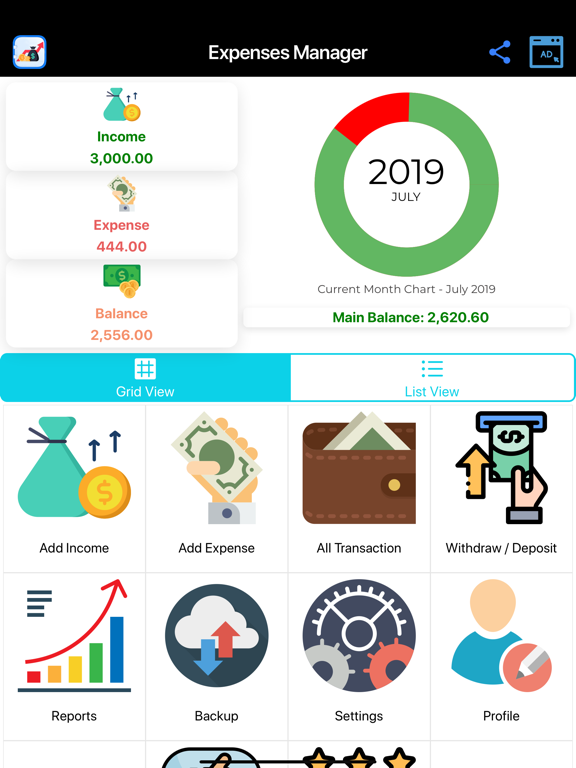 Screenshot #4 pour Expense Manager, Money Manager