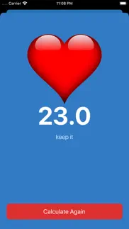 bmi calculator pro. iphone bildschirmfoto 2