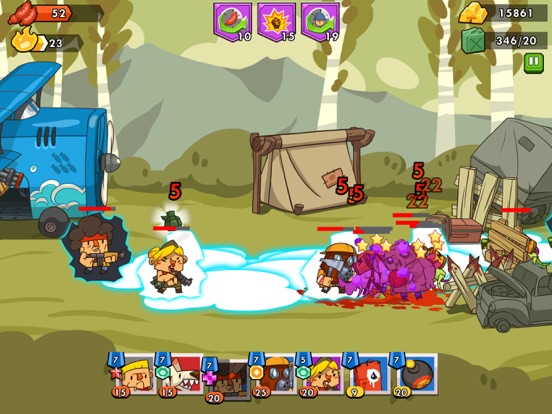 Zombie Defense: Z War iPad screenshot