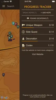 mapgenie for: the outer worlds iphone screenshot 2