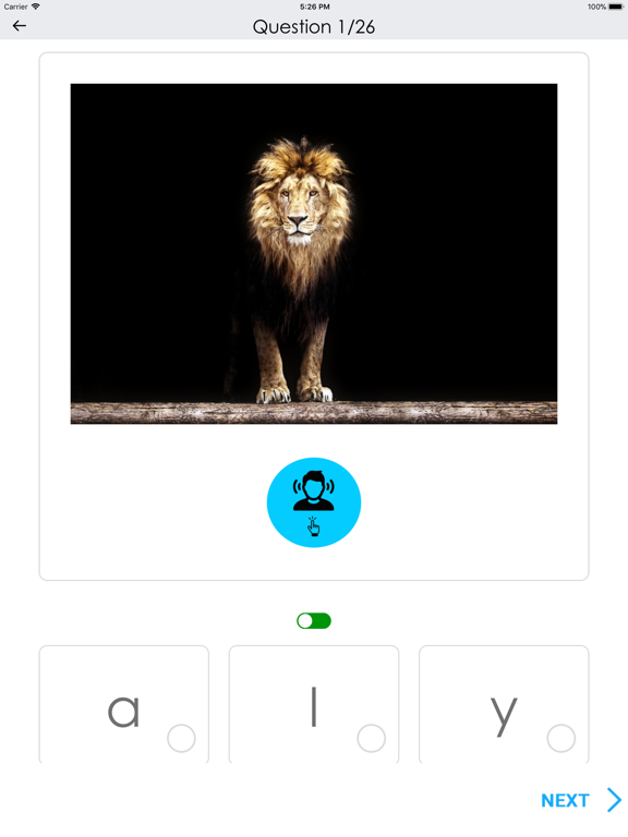 26 Letters iPad screenshot