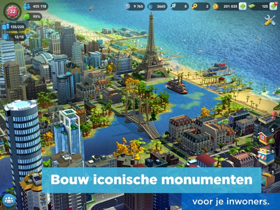SimCity BuildIt iPad app afbeelding 2