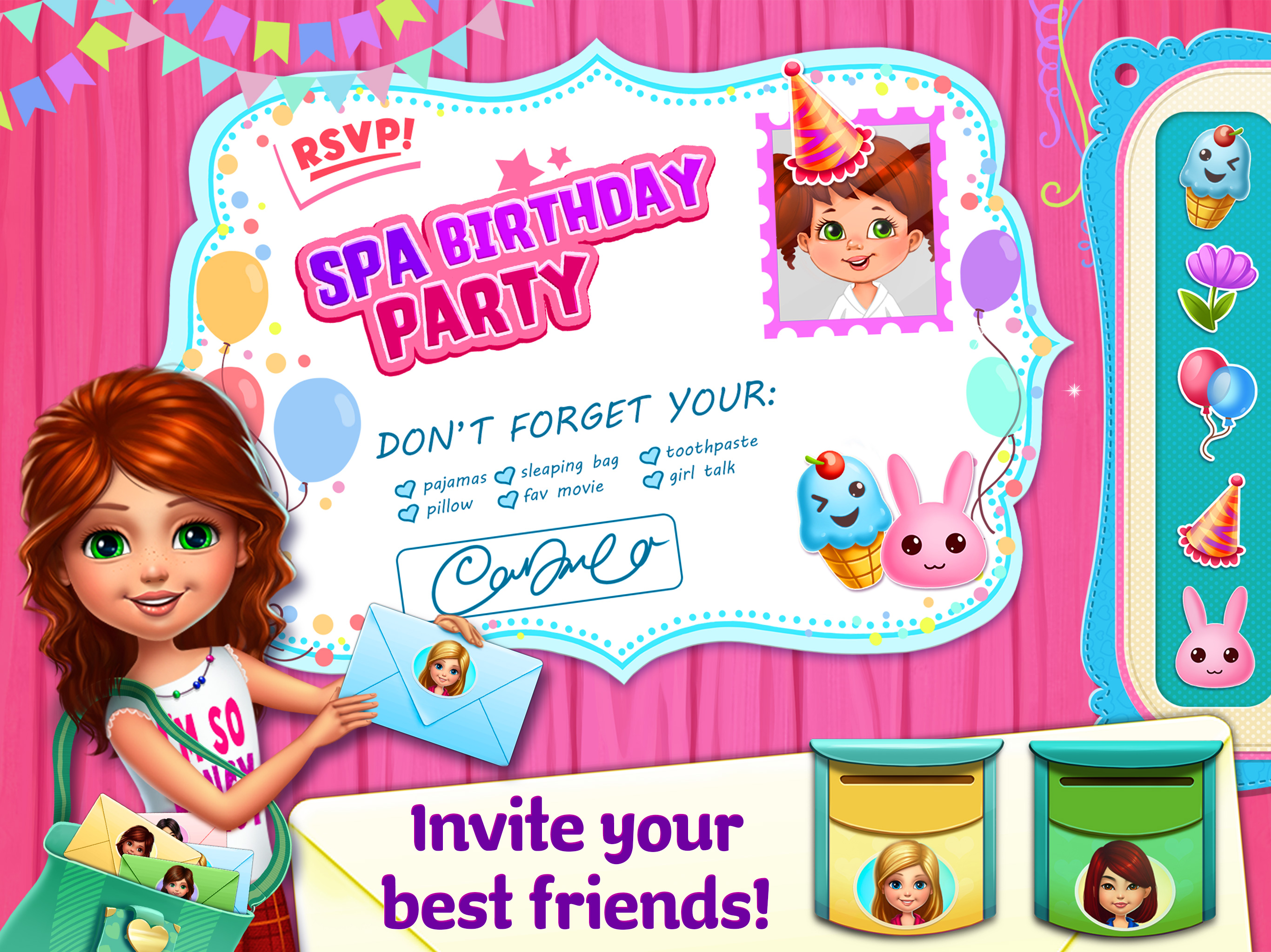 Spa Birthday Party!