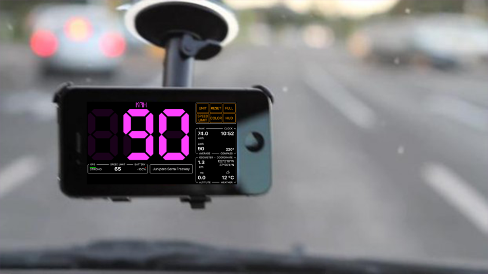 #8. GPS Speedmeter mph kmh (iOS) 由: Matrix Software Co.