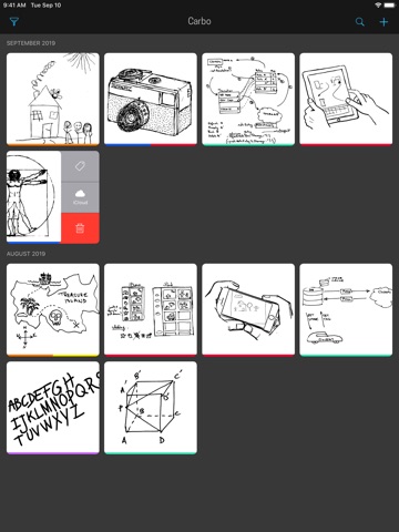 Carbo › Pencil Notes & Drawing iPad screenshot