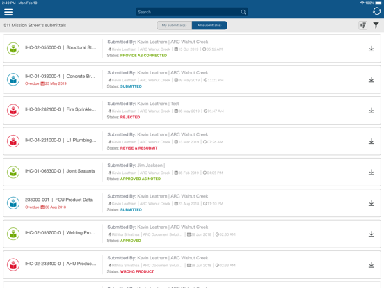 SKYSITE Projects: Construction iPad screenshot 5 - Business app