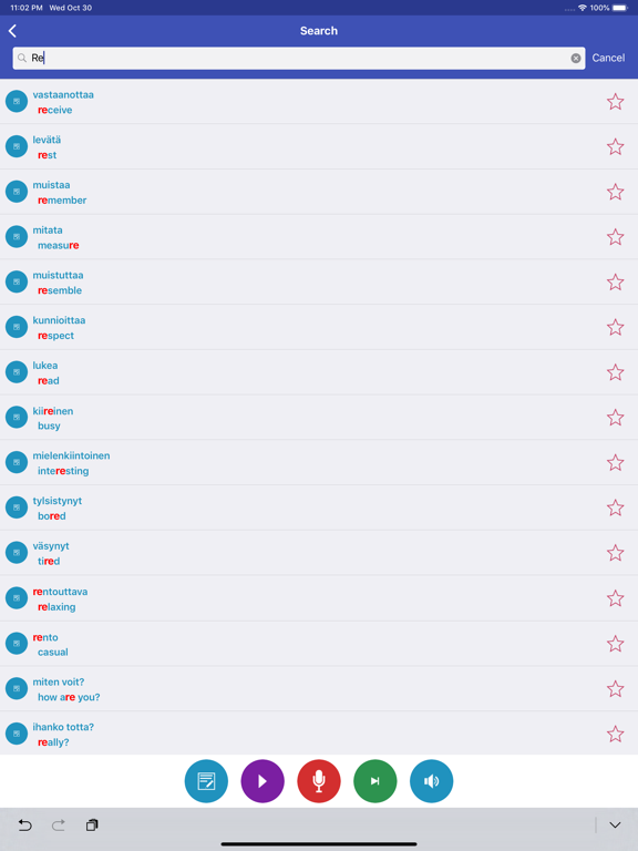 Learn Finnish Daily iPad screenshot