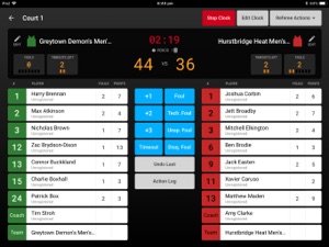 Courtside by SportsTG screenshot #1 for iPad