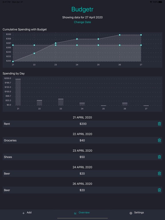 Screenshot #4 pour Budgeter