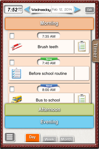 Visual Schedule Planner - náhled