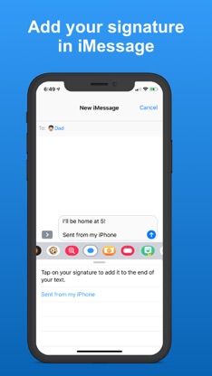 SMS Signature+ screenshot 2