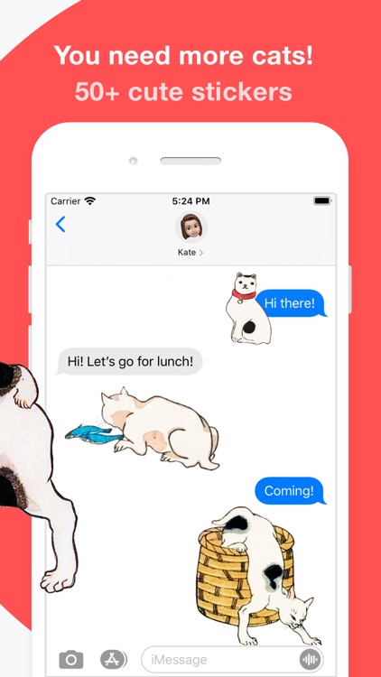 Japanese Cat Stickers