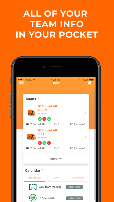 SoccerLAB Coach Screenshot