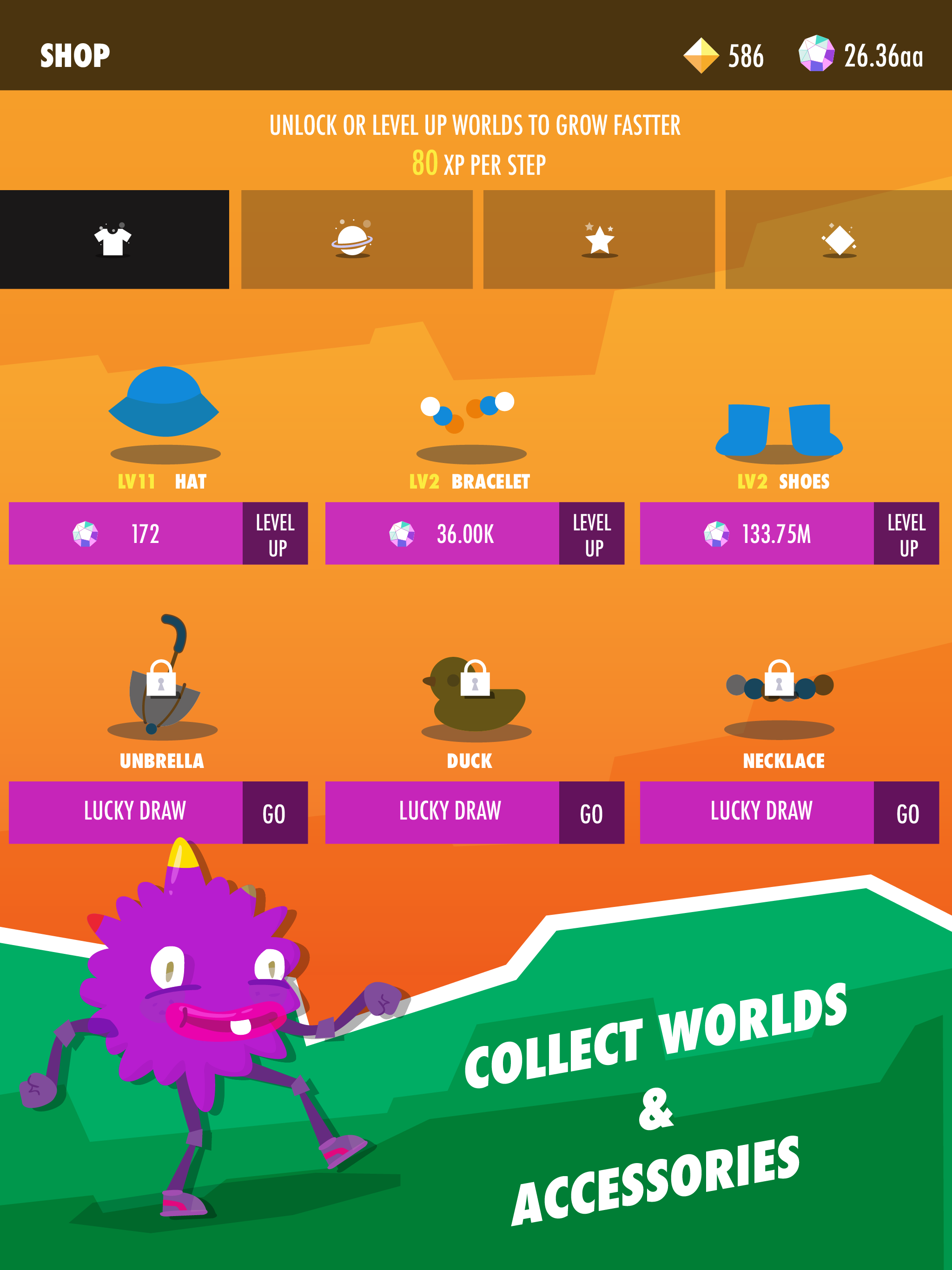 Wokamon: pedometer tamagotchi