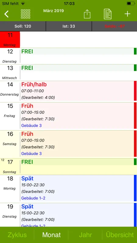 FlexR (Shift planner) screenshot 6 of 10