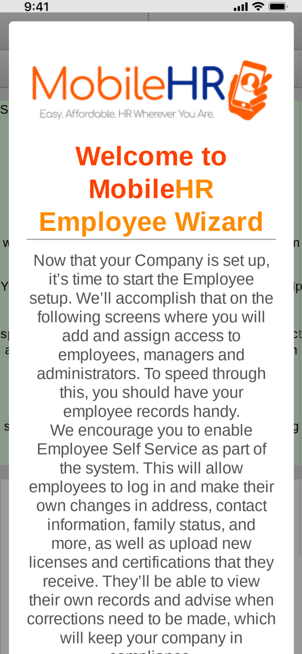 MobileHR screenshot 4