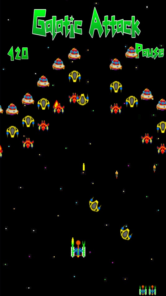 #3. Galatic Attack (iOS) 由: Galatic Droids