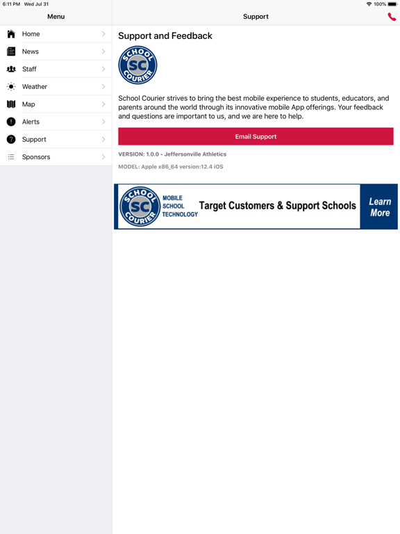 Jeffersonville Athletics - IN iPad screenshot 6 - Education app
