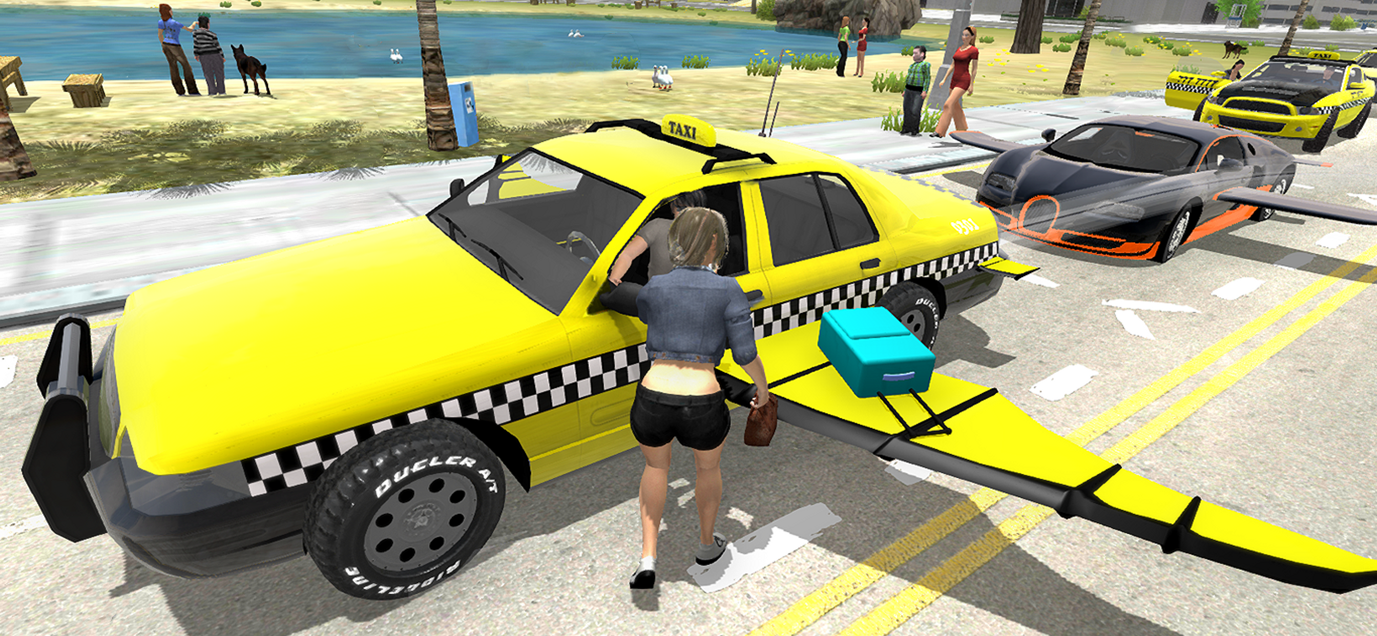 Flying Car Transport Simulator