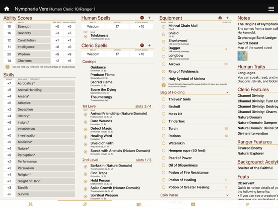 Fight Club 5th Edition iPad screenshot 4 - Entertainment app
