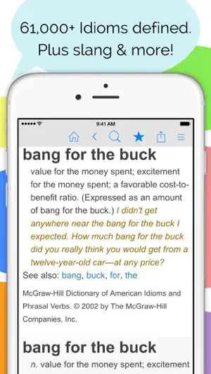 Idioms and Slang Dictionary screenshot 1