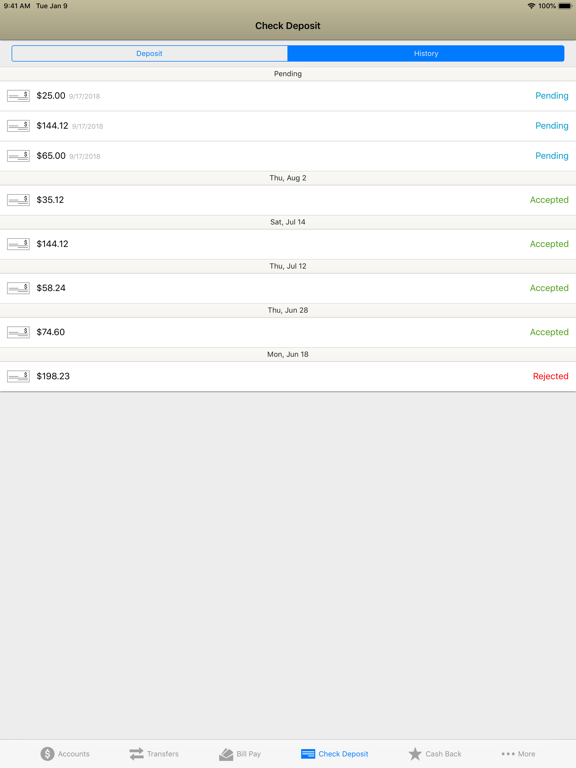 MySCU Mobile iPad screenshot 9 - Finance app