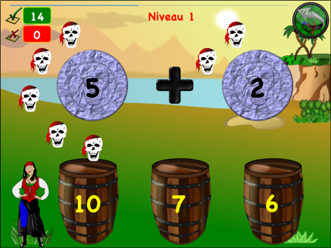 Screenshot #5 pour Mathématiques Pirates Lite