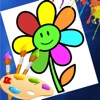 Flower Coloring Drawing book