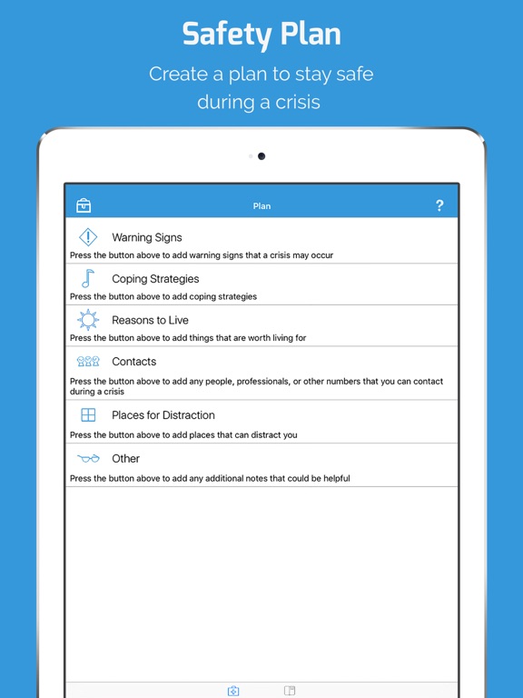 MoodTools - Depression Aid iPad screenshot 5 - Medical app