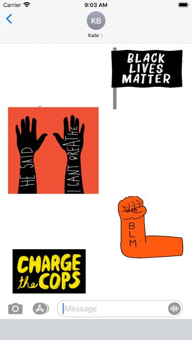 Screenshot #1 pour Black Lives Matter Sticker