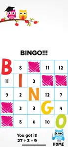 Hooty Hoo: Bingo Math screenshot #3 for iPhone