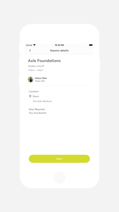 The Axle Workout Screenshot