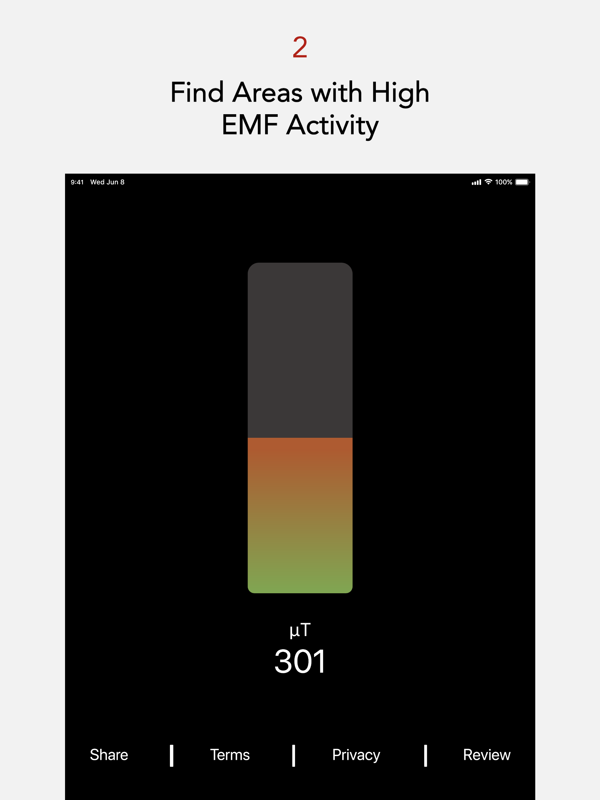 EMF Radiation Detector Reader