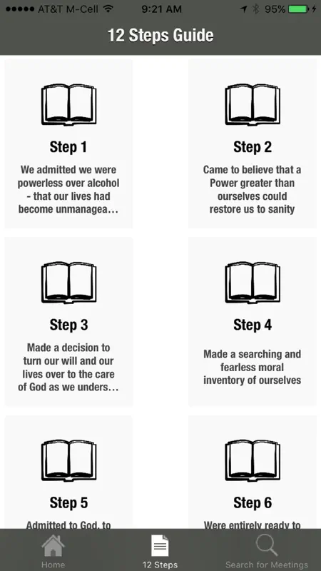 AA 12 Steps Guide screenshot 2 of 3