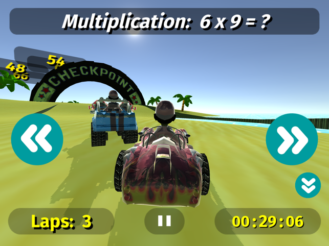 ‎Math Racing 2 Pro Screenshot